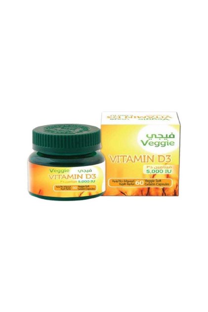 Vegi Vitamin D3 5000 IU 60 Capsules