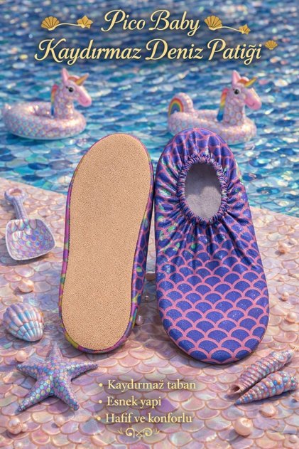 Non-Slip Sole / Unisex Baby Kids Sea Shoes / Pool Shoes
