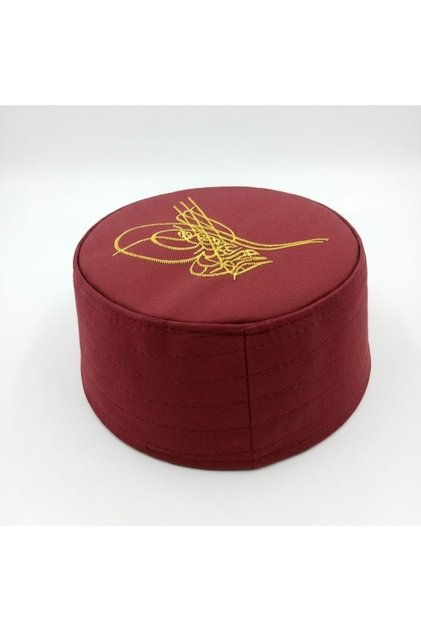 Tughra Embroidered Mold Prayer Skullcap