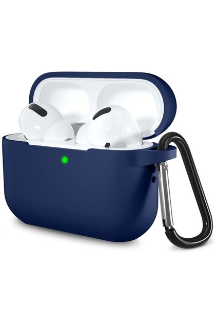 Silicone Case - for Apple AirPods Pro 1 / 2, Smooth Ultrathin Material - Navy Blue