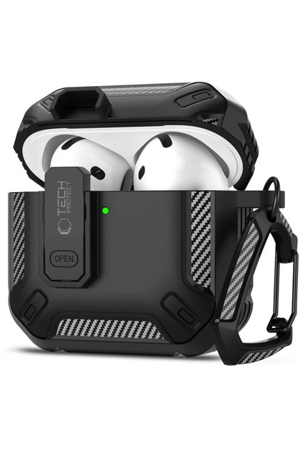 CARBONOX pentru APPLE AIRPODS 4 neagrДѓ