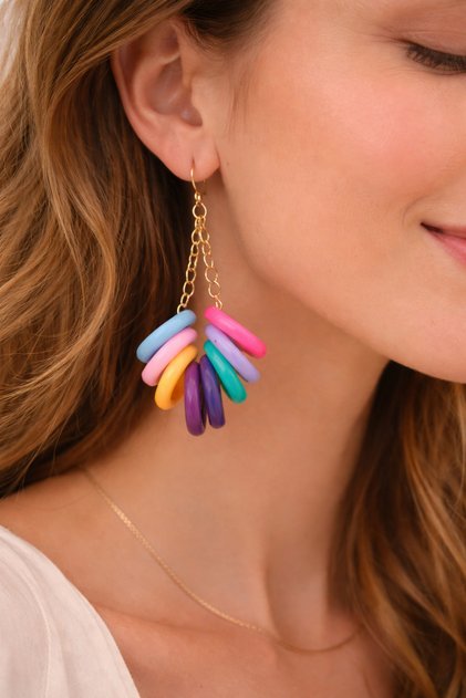 Colorful Design Earrings