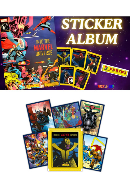 Next Plus Official Into the Marvel Universe Panini Sticker Album