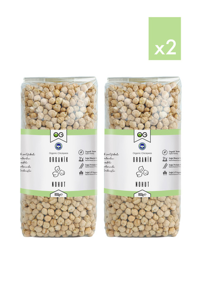 2’li Organik Nohut 800 Gr