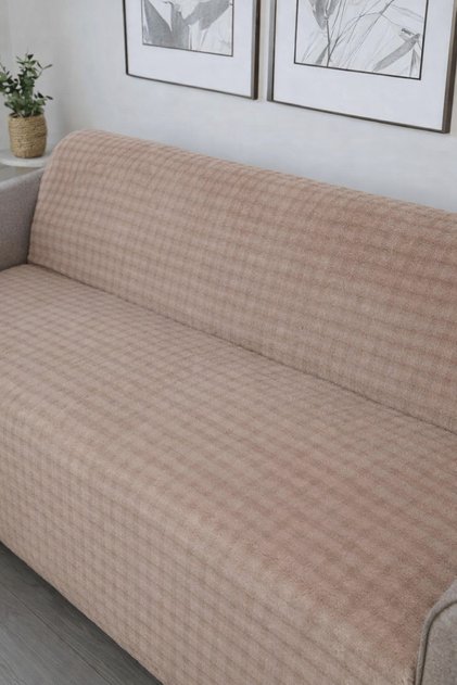 Rabbit Hair Imported Bubble Ultra Soft Non-Slip Washable Sofa/Sofa Bed Cover 170X210 Large Size