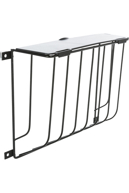 Hranitor Metalic Pentru Rozatoare, Cu Capac, 22x16x6 cm, Negru, 60895