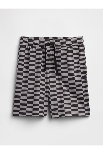 Erkek Çocuk Gri %100 Recycled Pull-On Mesh Şort