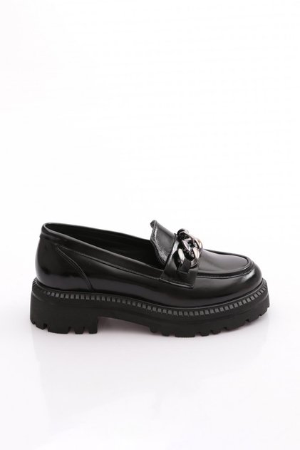 2411533Y Women's Leather Loafer Shoes