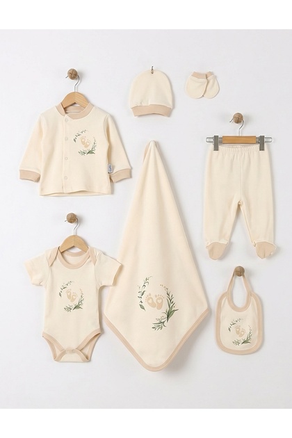 Set 7 piese, First Steps, bej