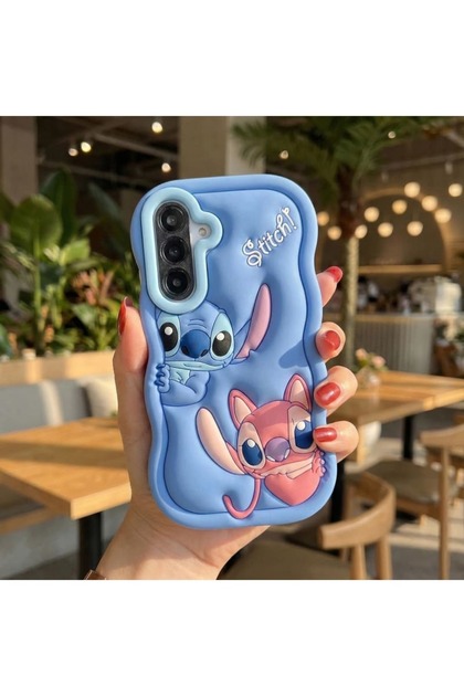 Samsung Galaxy A17 Case 3D Character Figure Stic Dough Silicone
