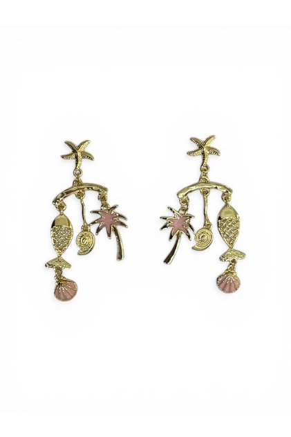 Steel Sea Earrings