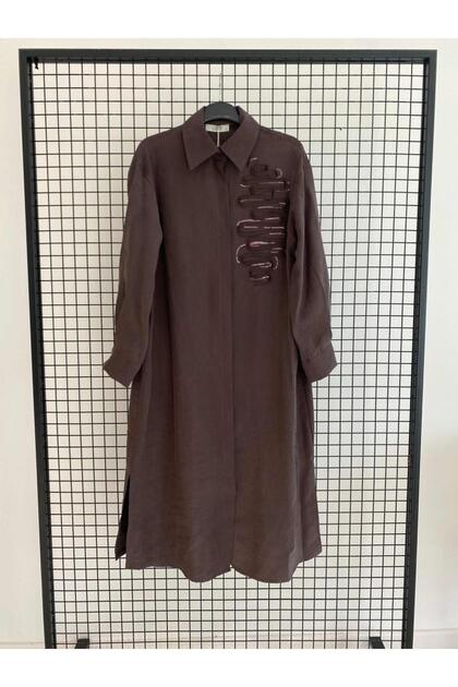 Basic Long Front Patterned Summer Tunic