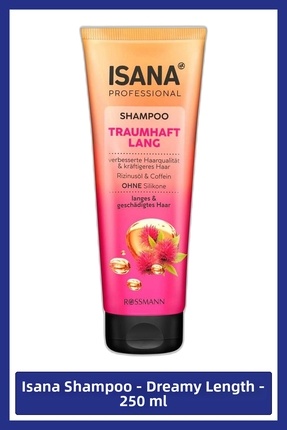 Isana Professional Professional Shampoo for Frizzy & Color-Treated Hair  250, ml Keyonline251- Trendyol