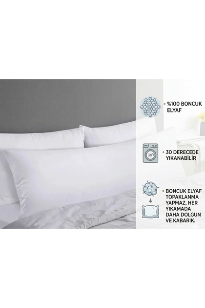 Home 1 Adet 50x135cm 1500gr 1.Kalite Boncuk Elyaf Dolgulu Uzun Yastık Hamile Yastık Dekoratif Yastık