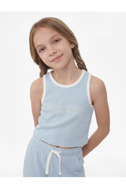 Cotton Crew Neck Undershirt and Sweatpants - 2-Piece Set