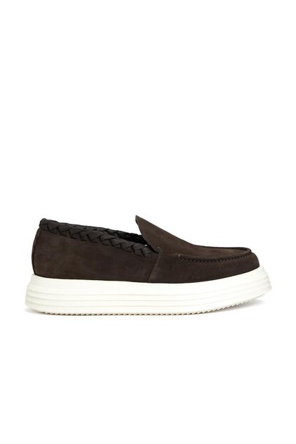 Attimonelli's dark brown suede