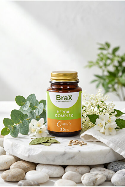 Brax Detox - Karışık Bitki Tozu 30 Kapsül 1 Aylık Bitkisel Formül