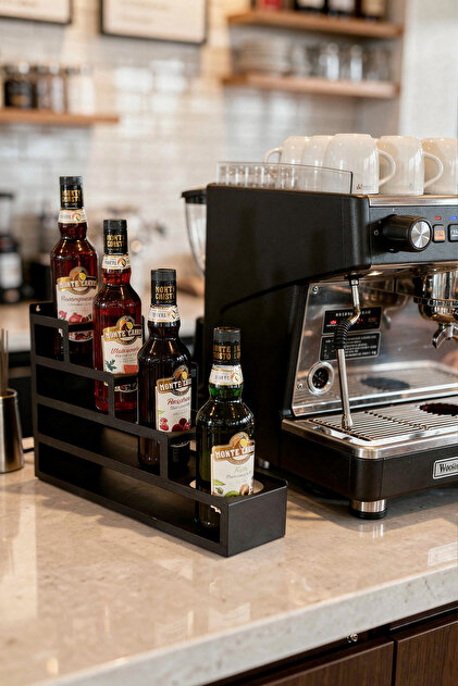 VODİNOX 4 Katlı Bölmeli Şurup ve Sos Standı Cafe Bar Restaurant
