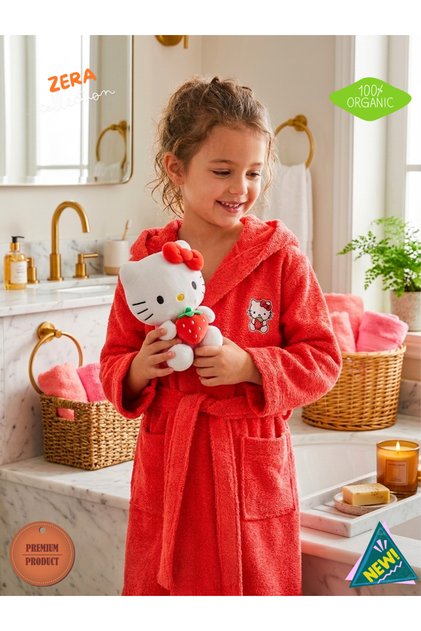 Hooded Children's Bathrobe Ultra Absorbent Towel Fabric