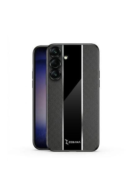 Samsung Galaxy A54 Compatible Case Premium Leather Case Black