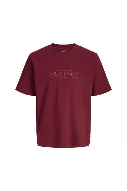 Jack & Jones Jack & Jones Graphic Erkek Kırmızı Tişört (12286609