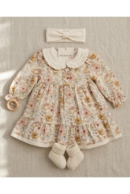 Embroidered Muslin Dress