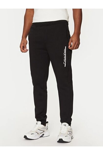 SPLIT LINE LOGO JOGGER Erkek Eşofman Altı K10K114342-BEH