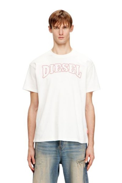 BEYAZ LOGOLU ERKEK T-SHIRT