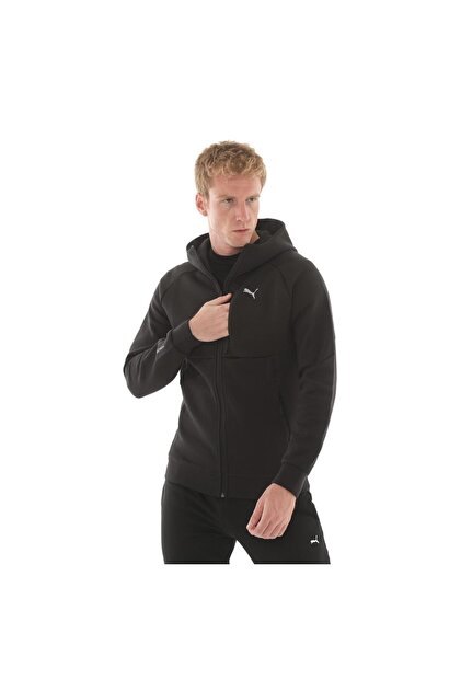 Puma 629674-01 Pumatech Full-Zip Hoodie Erkek Ceket Siyah - Fiyatı