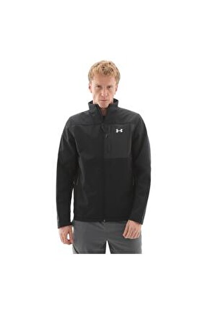 Under Armour Siyah Erkek Kapüşon Yaka Normal Kalıp Zip Ceket