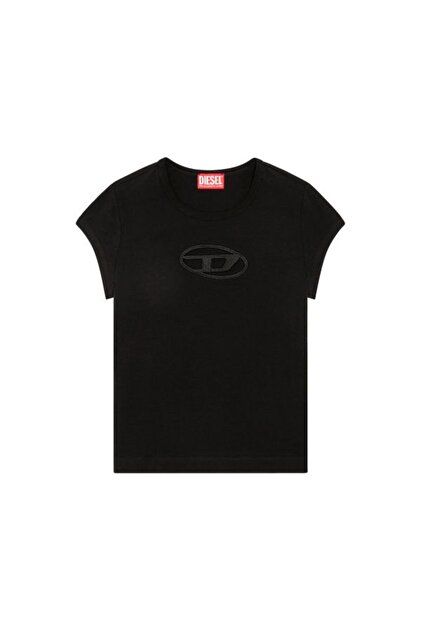 Diesel Kadın Oval-d Logo Siyah T-shirt - Fiyatı, Yorumları