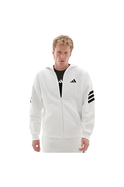 adidas JW7106-E M Fı 3S Fz Erkek Ceket Beyaz - Fiyatı, Yorumları