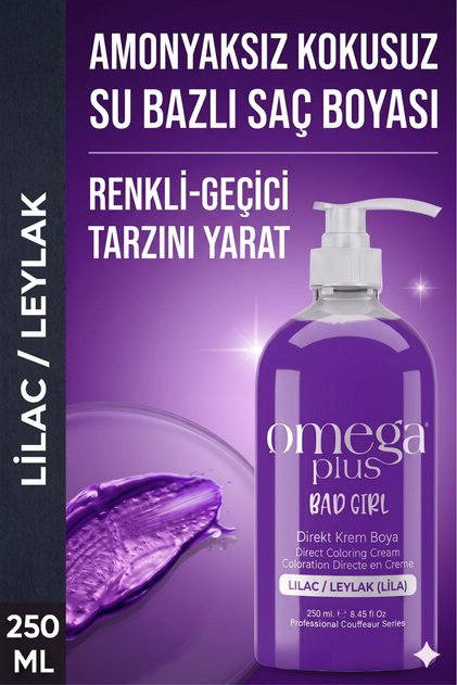 Bad Girl Leylak Geçici-renkli Amonyaksız Saç Boyası 250 ml