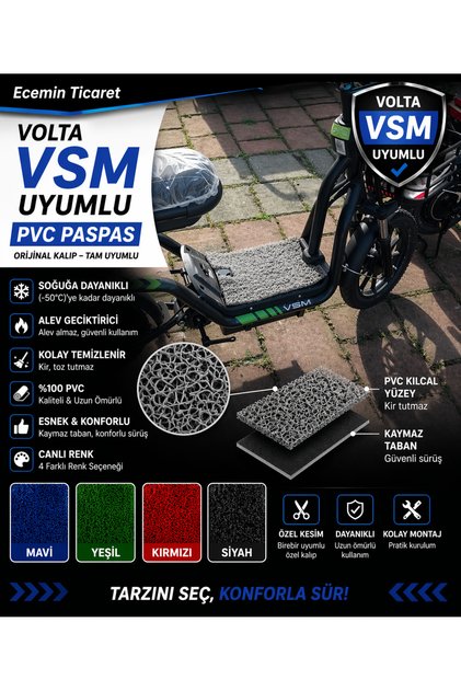 Vsm uyumlu PVC paspas