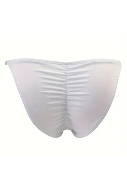 Erkek Beyaz Büzgülü Slip İç Giyim Under Secret