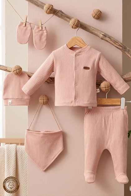 Gül Kurusu Baby Hospital Discharge Set