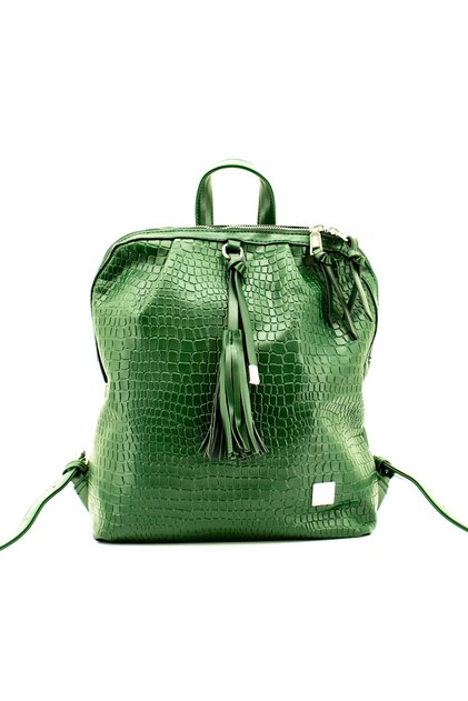 Rucsac de damă PORTA verde 24X30X11 CM