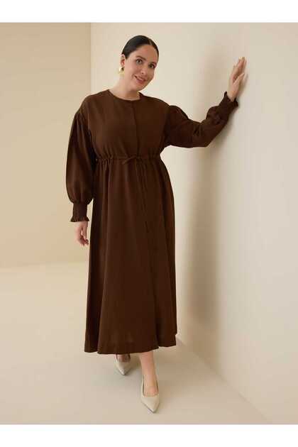 alia brown dress Alia Chiffon Lurex Dress-Brown S
