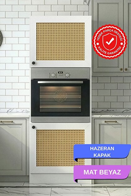 Kenzlife ankastre fırın dolabı bige mat beyaz 180*60*56 hazeran