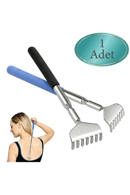 1 Piece Telescopic Back Scratcher Metal Scratcher Scratching Tool Back Scratching Apparatus