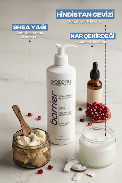 SOİTENN Barrier Cilt Bariyer Bakım Kremi Omega 5 Destekli Kuru
