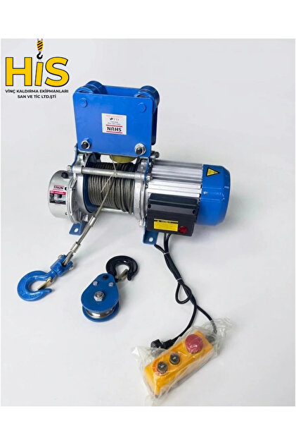 Shun Elektrikli Mini Vinç Caraskal 600/1200 Kg Kumandalı + 2 Ton