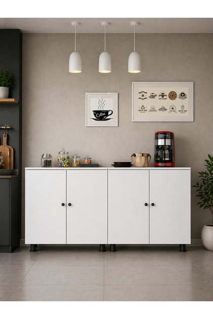 Çok Amaçlı Mutfak Kiler Balkon Dolabı, Ayakkabılık (KİLER.CODE 1)