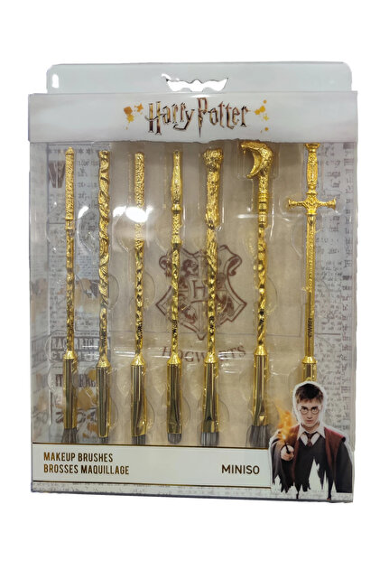 Miniso Harry Potter Lisanslı Çantalı Makyaj Fırçası Seti – Büyü
