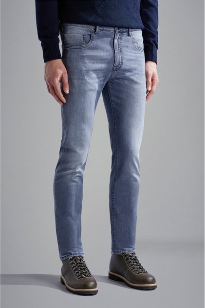 Erkek Denim Normal Belli Düz Model Günlük Kullanım Gri Jeans