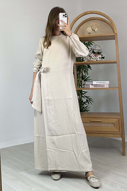 Invee İNVEE 5747 Camel Triko Elbise - Fiyatı, Yorumları