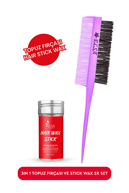 ELSA Professional Hair Wax Stick 75gr - Saç Sabitleyici ve 3 in 1