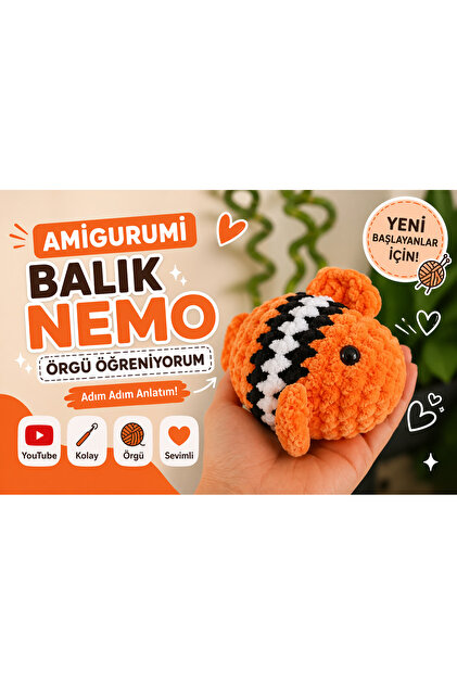 GLANCE Hello Crafts HC003 Yarnımals Amigurumi Örgü Kiti- Bılly The
