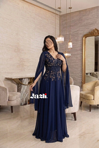 Jazli Plus Size Dress Fiona Elite for Special Occasions- Trendyol Jazli Plus Size Dress Fiona Elite for Special Occasions- Trendyol