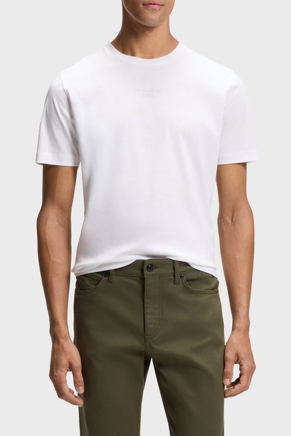 Pamuklu Sırt Baskılı Regular Fit Bisiklet Yaka T Shirt Erkek T SHİRT 50561856 100